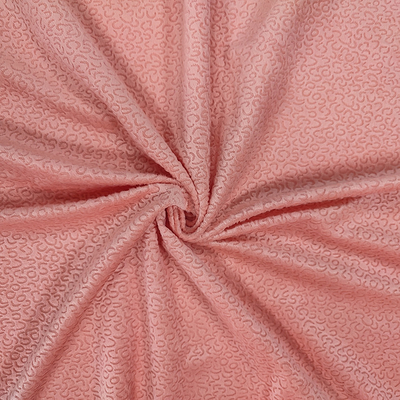 Couleur 100% douce superbe de plaine de burn-out de tissu de velours de polyester Dayed