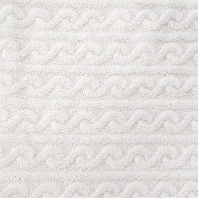 Peluche couvrante blanche Shu Velveteen Fabric 270 GSM Sherpa doux pour des pyjamas d'hiver