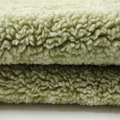 Tissu à tricoter simple de tapisserie d'ameublement de velours de jacquard 400 Gsm 100% polyester 188F