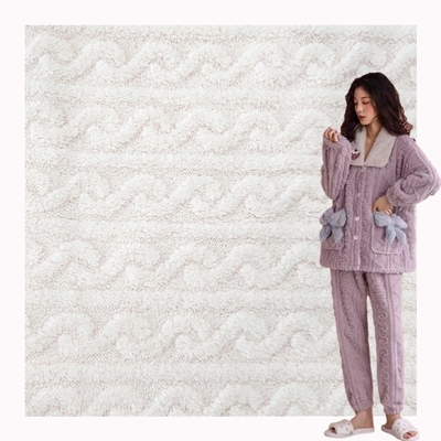 188F Soft Knitting Velveteen Fabric 58/60 pour les projets de tricotage