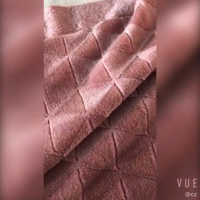 Tissu mou balayé 280gsm d'ouatine de flanelle pour l'ensemble de pyjama