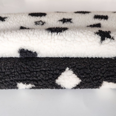 tissu d'ouatine de 150D 288F 650gsm Sherpa par la cour