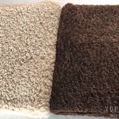 Le Faux Sherpa de couleur solide tondent le manteau extérieur de Teddy Bear 300gsm de tissu chaud