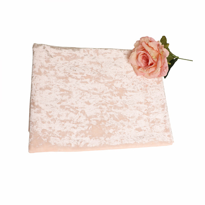 Tissu rose 150D 288F 240gsm de velours de polyester de Spandex