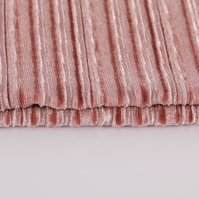 Tissu coréen plissé cannelé Sofa Solid Color de velours