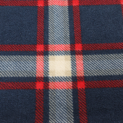 Tissu micro classique 350gsm d'ouatine imprimé par plaid pour l'écharpe de gants