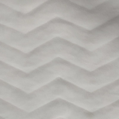 Polyester 100% blanc cisaillé du tissu 350gsm 288F de fourrure de Faux de lapin