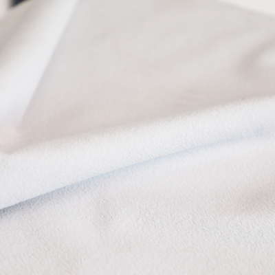 Laine polaire micro de textile de jacquard à la maison noir et blanc collé du tissu 288F