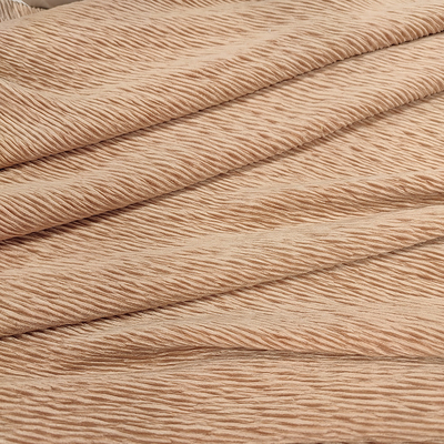 Le tissu mou superbe de crêpe de robe 300 GM/M a plissé le Spandex de polyester de ride