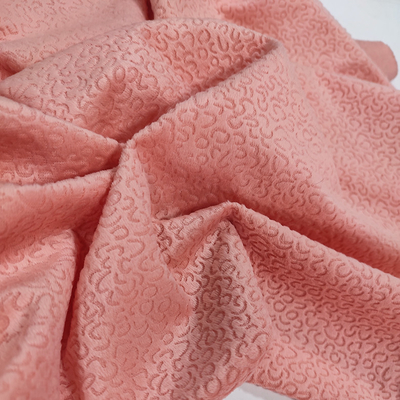 Couleur 100% douce superbe de plaine de burn-out de tissu de velours de polyester Dayed