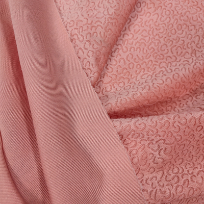 Couleur 100% douce superbe de plaine de burn-out de tissu de velours de polyester Dayed