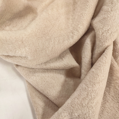 Textile 100% cisaillé spécial de maison de polyester de velours mou superbe personnalisable de tissu