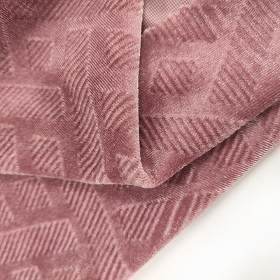 Polyester coréen balayé de taille de pile du tissu 0.5mm de velours