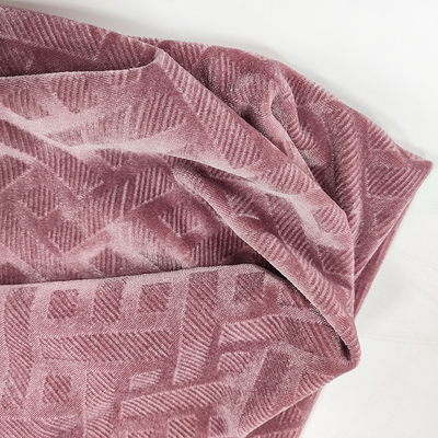 Polyester coréen balayé de taille de pile du tissu 0.5mm de velours
