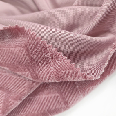 Polyester coréen balayé de taille de pile du tissu 0.5mm de velours