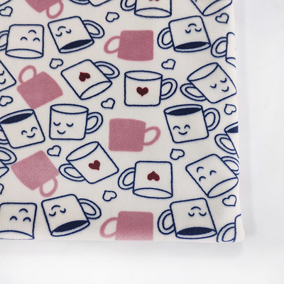 Copie molle de bande dessinée de Digital de tissu de velours de Spandex de polyester pour la robe de vêtement