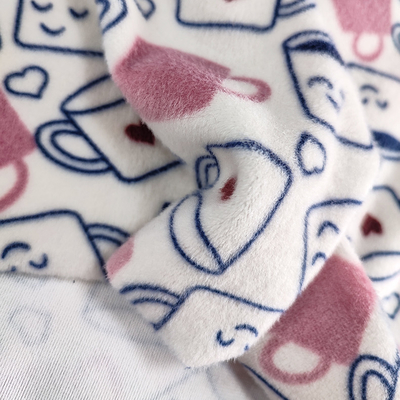 Copie molle de bande dessinée de Digital de tissu de velours de Spandex de polyester pour la robe de vêtement