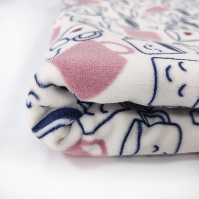 Copie molle de bande dessinée de Digital de tissu de velours de Spandex de polyester pour la robe de vêtement