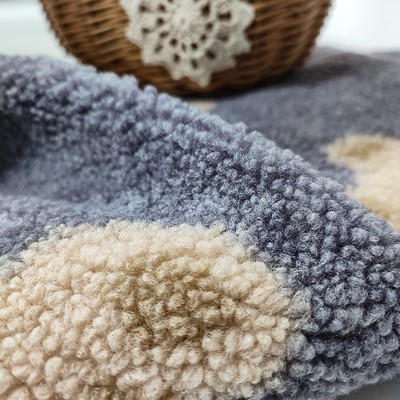 Teddy Bear Sherpa Fleece Fabric l'ours 100% de polyester de 330 GM/M a imprimé