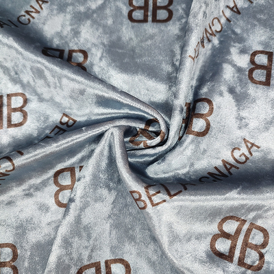 Les femmes habillent le diamant brillant de Spandex du polyester 6% du velours 94% de KS