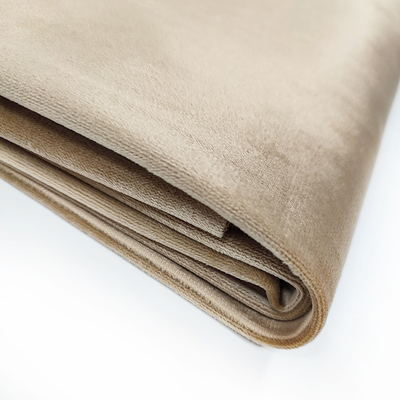 250 GSM Holland Velvet Fabric Lisi Micro ont coupé la tapisserie d'ameublement Sofa Curtain