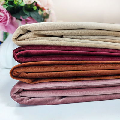 250 GSM Holland Velvet Fabric Lisi Micro ont coupé la tapisserie d'ameublement Sofa Curtain