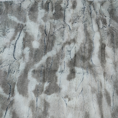 Ouatine 100% couvrante de picovolte de polyester de tissu de fourrure du Faux 380GSM