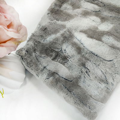 Ouatine 100% couvrante de picovolte de polyester de tissu de fourrure du Faux 380GSM