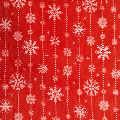 Polyester 100% imprimé mou superbe de Coral Fabric 240GSM de flanelle pour l'usage de Noël