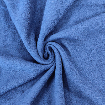 Tissu 100% micro d'ouatine de polyester 340GSM dans des couleurs de variété 60 pouces