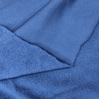 Tissu 100% micro d'ouatine de polyester 340GSM dans des couleurs de variété 60 pouces