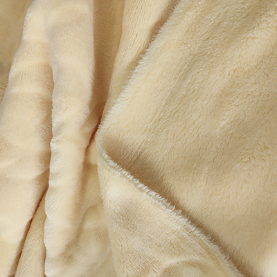 Pile 340GSM de coupe de tissu d'ouatine de flanelle de Ployester 150D