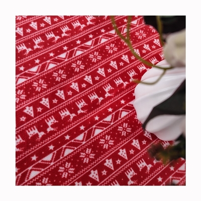 150D/288F micro tissu polaire respirant polyester 250GSM motif personnalisé