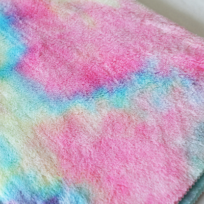 Tissu pelucheux 288F de fourrure de Faux antistatique avec la résistance à l'abrasion élevée