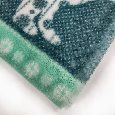 Bas rétrécissement de haut de Faux tissu pelucheux mou durable de fourrure 60 pouces