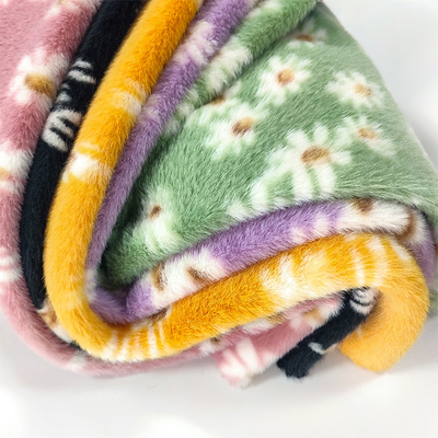 Résistant au rétrécissement de poids personnalisé de tissu de fausse fourrure de pile courte 58 pouces