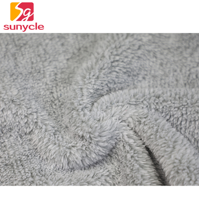 Couleur solide teinte douce de jacquard de Shu Velveteen Fabric Woven Comfortable
