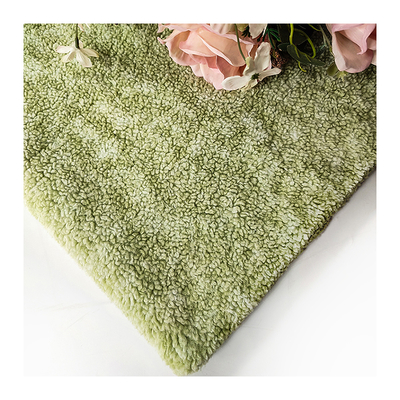 Tissu à tricoter simple de tapisserie d'ameublement de velours de jacquard 400 Gsm 100% polyester 188F