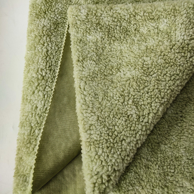 l'ouatine de 150D Sherpa a imprimé le tissu pour la longévité élevée 58/60 largeur