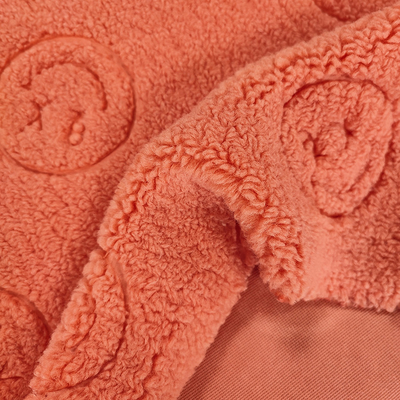 Tissu imprimé par molleton confortable mou de Sherpa 150D MOQ 1000 kilogrammes 450gsm