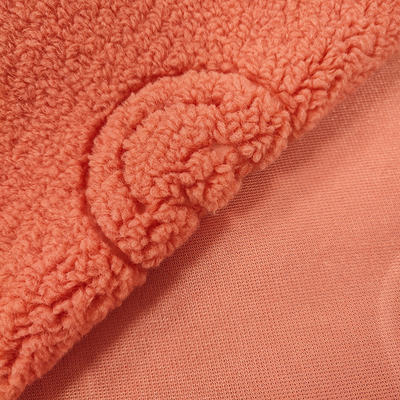 Tissu imprimé par molleton confortable mou de Sherpa 150D MOQ 1000 kilogrammes 450gsm
