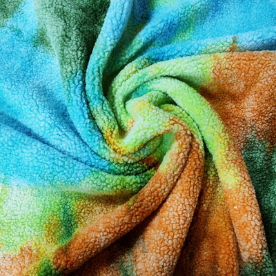 400 GSM ont imprimé le tissu de Sherpa de Faux pour le textile à la maison
