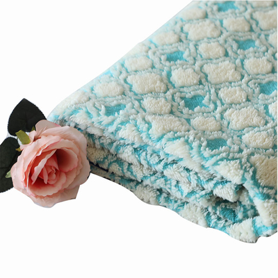 main douce de tissu de velours de 220gsm Shu sentant le polyester 100% pour le rideau