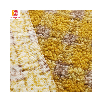 Le polyester micro mou tricoté 150D/288F de tissu de laine polaire a gravé en refief