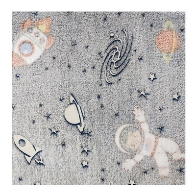Tissu 100% d'ouatine de flanelle de polyester 150D 350gsm pour la couverture chaude de literie