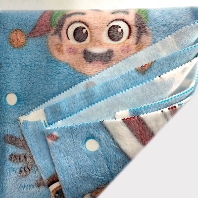Tissu 100% d'ouatine de flanelle de polyester
