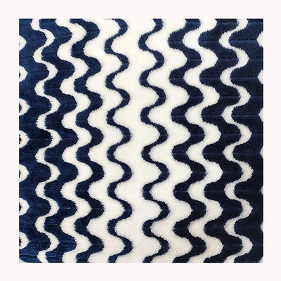 Tissu cationique 260gsm d'ouatine de flanelle de jacquard pour le vêtement à la maison couvrant chaud de textile