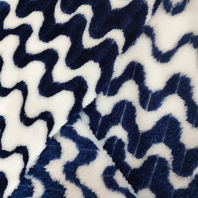 Tissu cationique 260gsm d'ouatine de flanelle de jacquard pour le vêtement à la maison couvrant chaud de textile