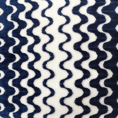 Tissu cationique 260gsm d'ouatine de flanelle de jacquard pour le vêtement à la maison couvrant chaud de textile