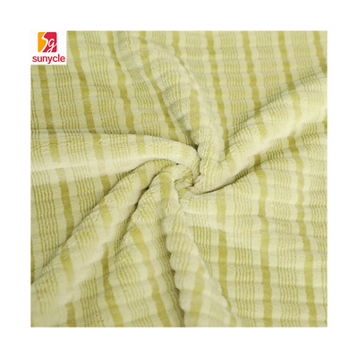 Tissu cisaillé cationique d'ouatine de flanelle 280gsm 150D pour le pyjama Toy Blankets